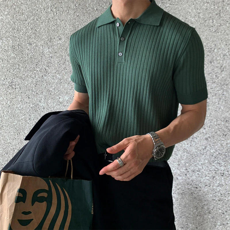 Lucca Ribbed Polo