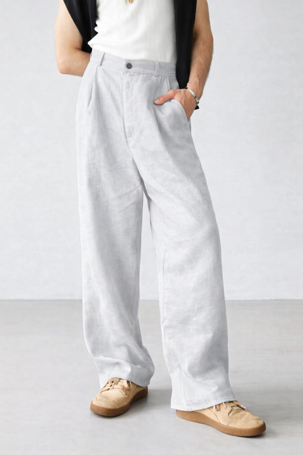 Relaxed Linen Trousers