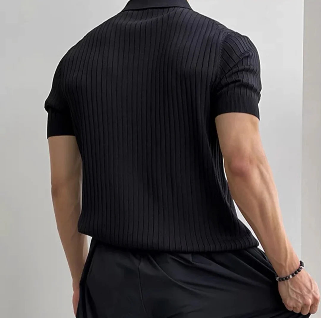 Lucca Ribbed Polo