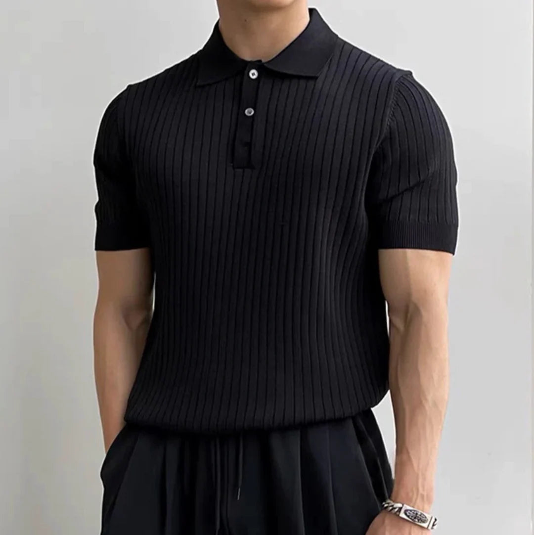 Lucca Ribbed Polo