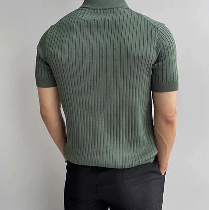 Lucca Ribbed Polo