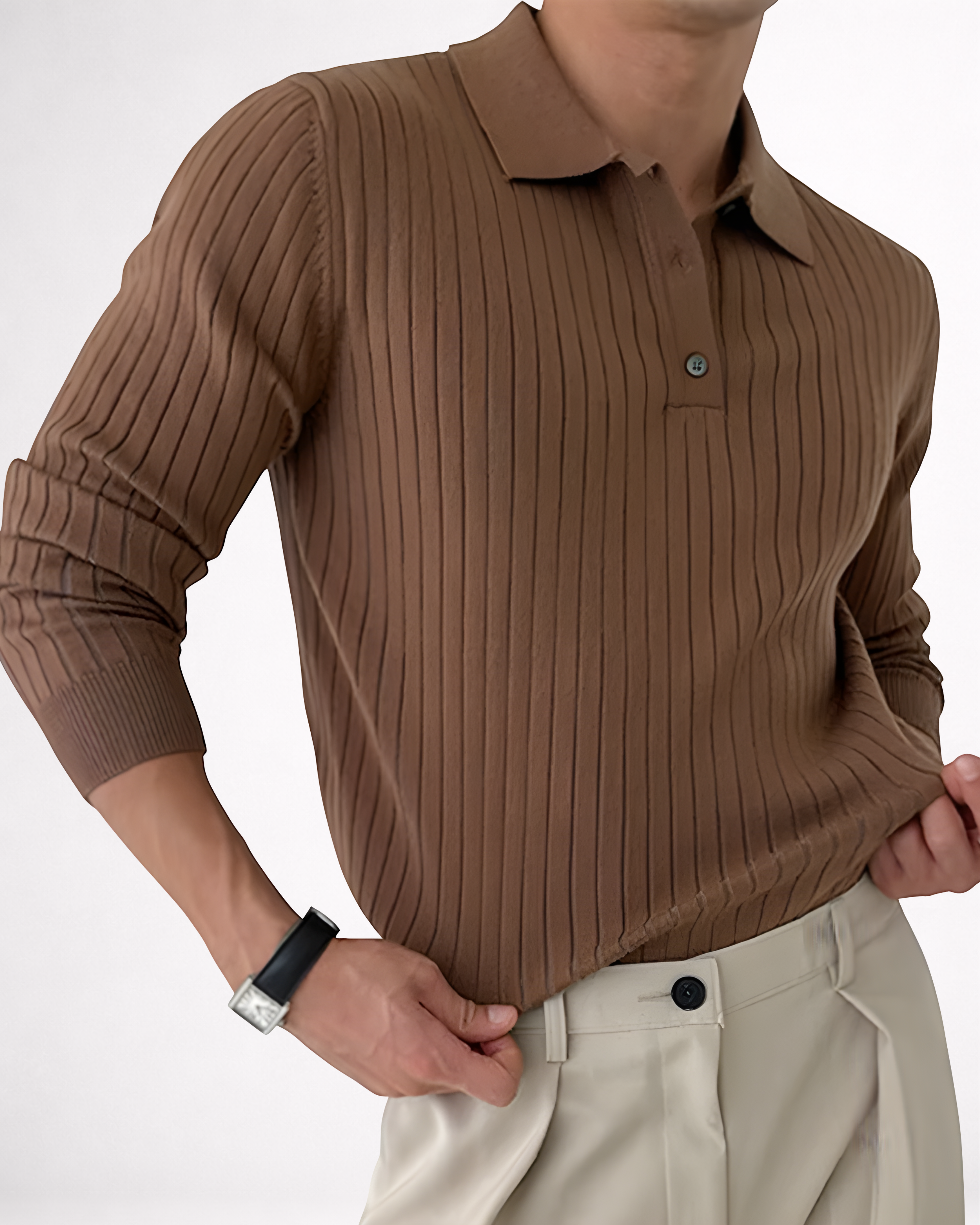 Troyes Long-Sleeve Polo