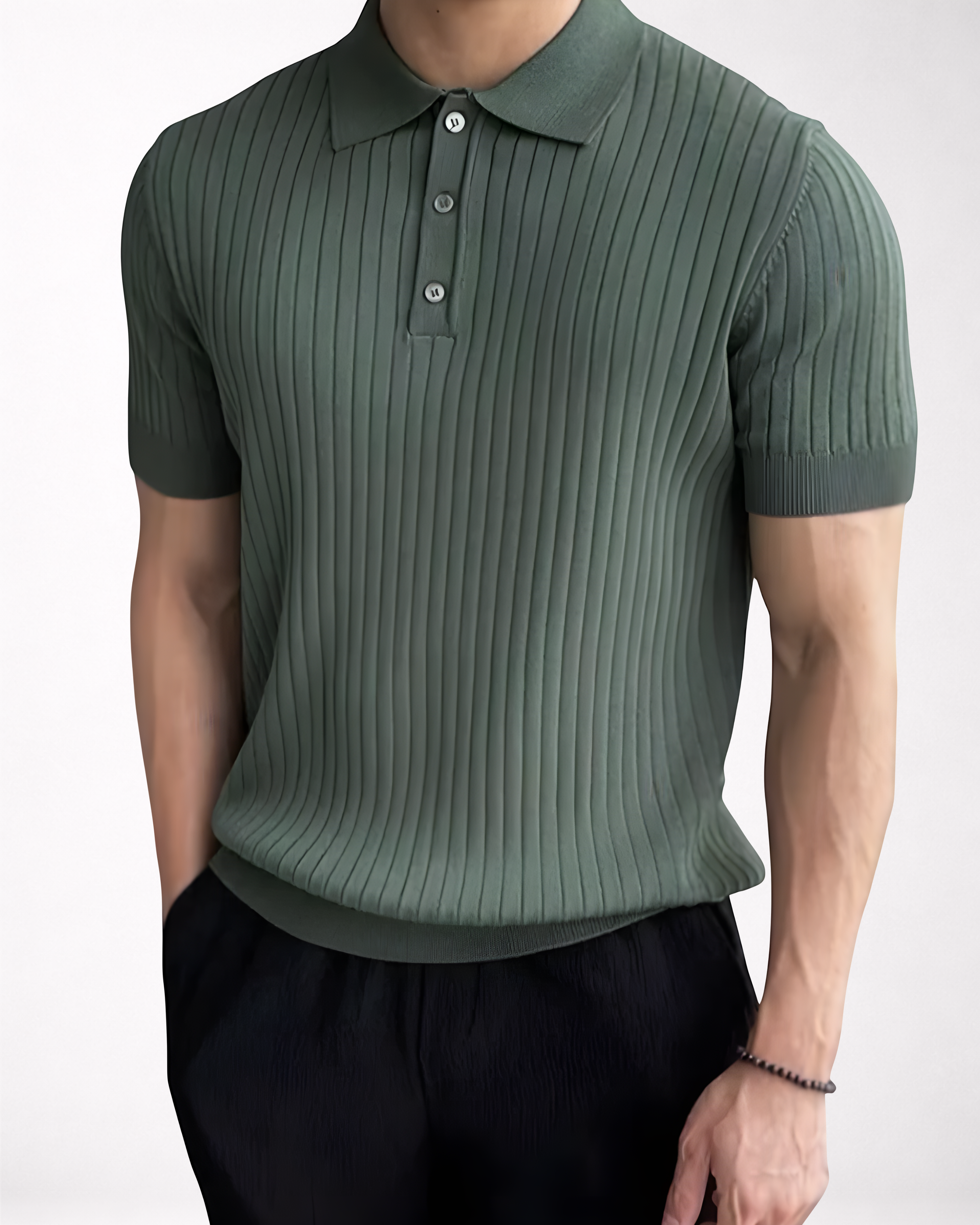 Lucca Ribbed Polo