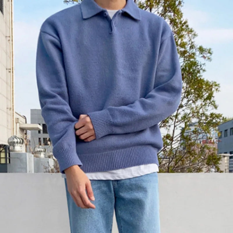 Dante Button Polo Sweater