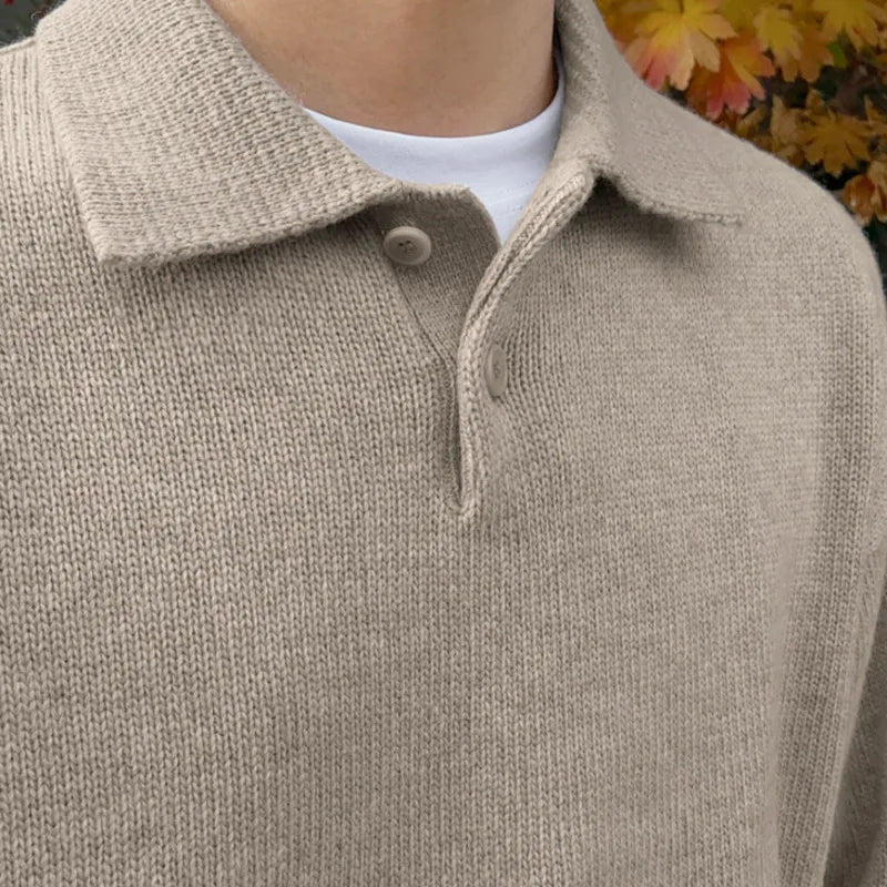 Dante Button Polo Sweater