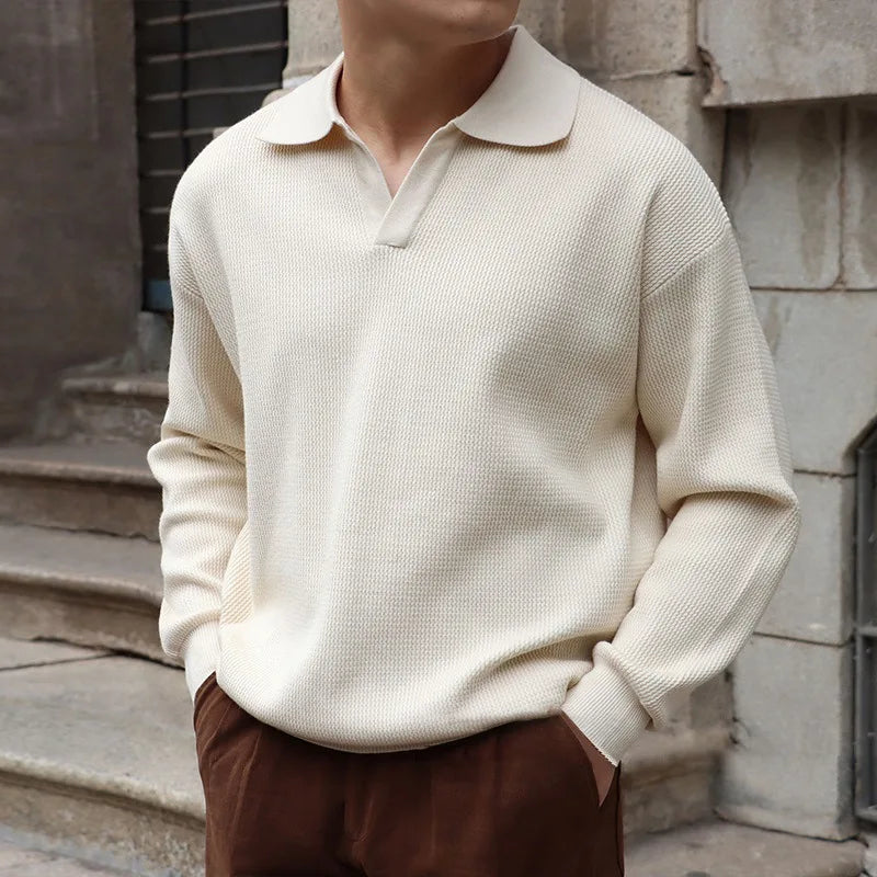 Merano V-Neck Polo Sweater