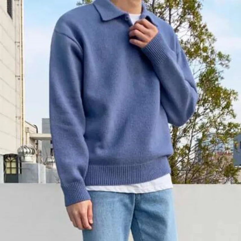 Dante Button Polo Sweater