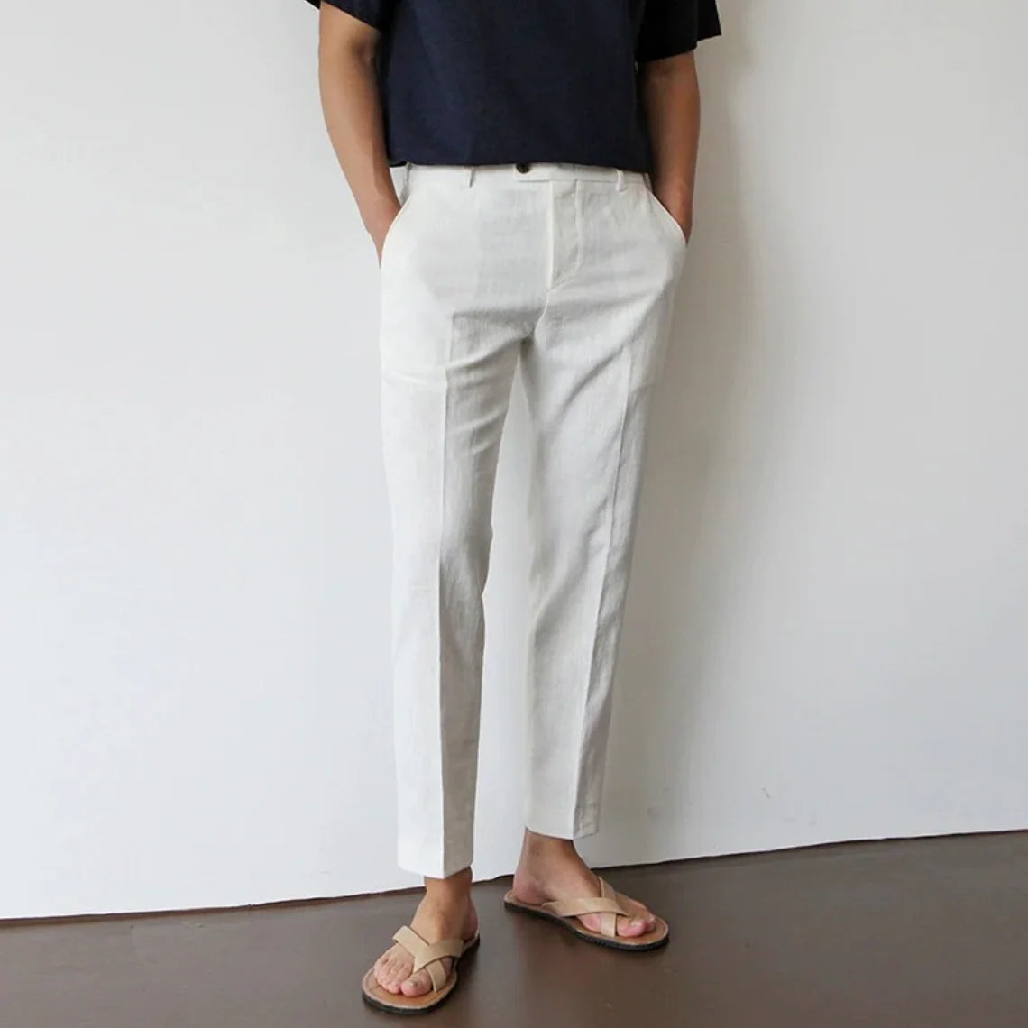 Tailored Linen Trousers