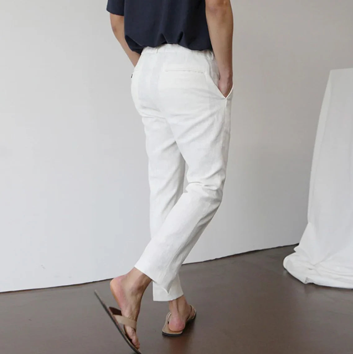 Tailored Linen Trousers