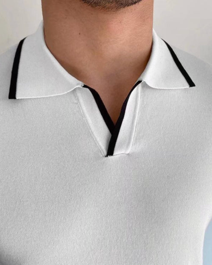 Vannes V-Neck Polo Shirt
